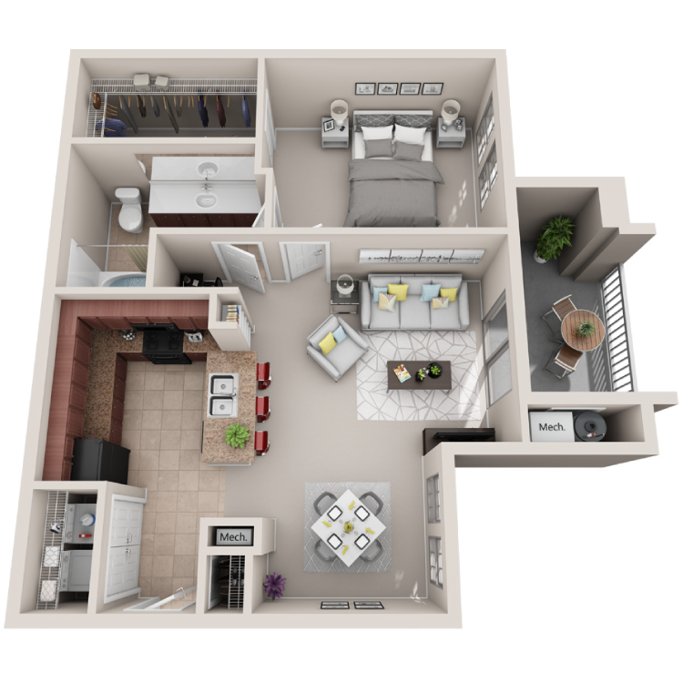 Floor plan image of The Allegro