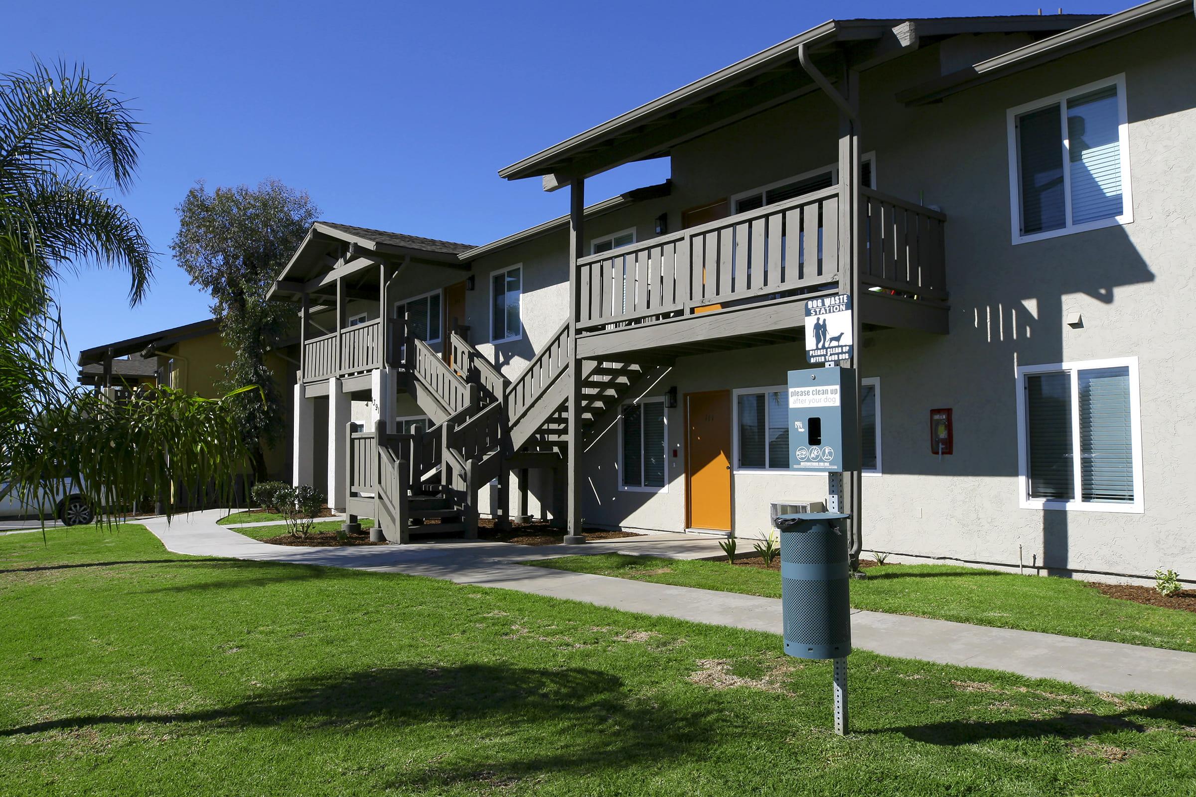 a large lawn in front of a house