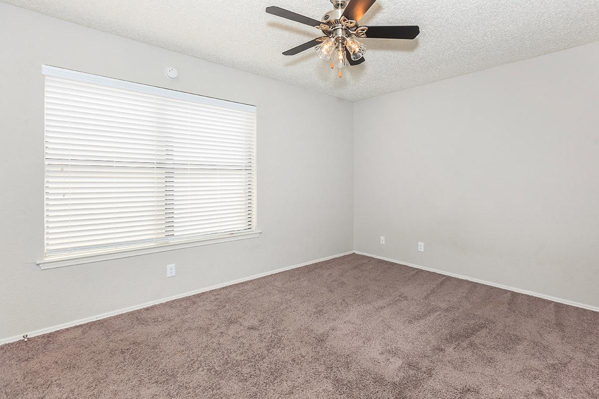 a room with white walls