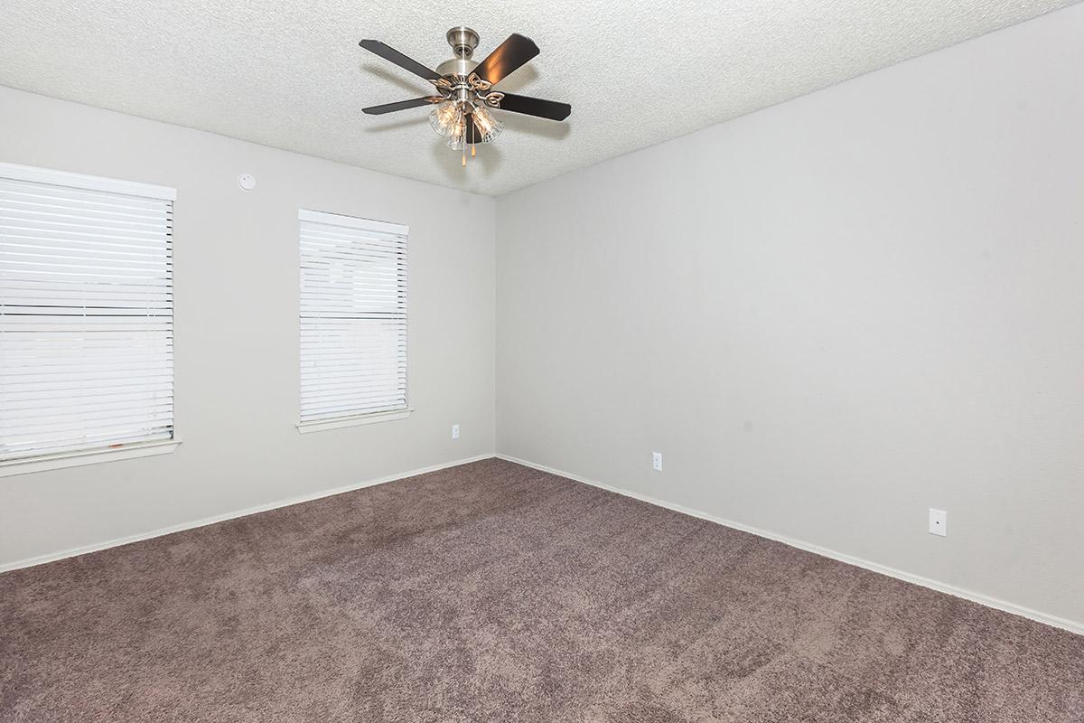 a room with white walls