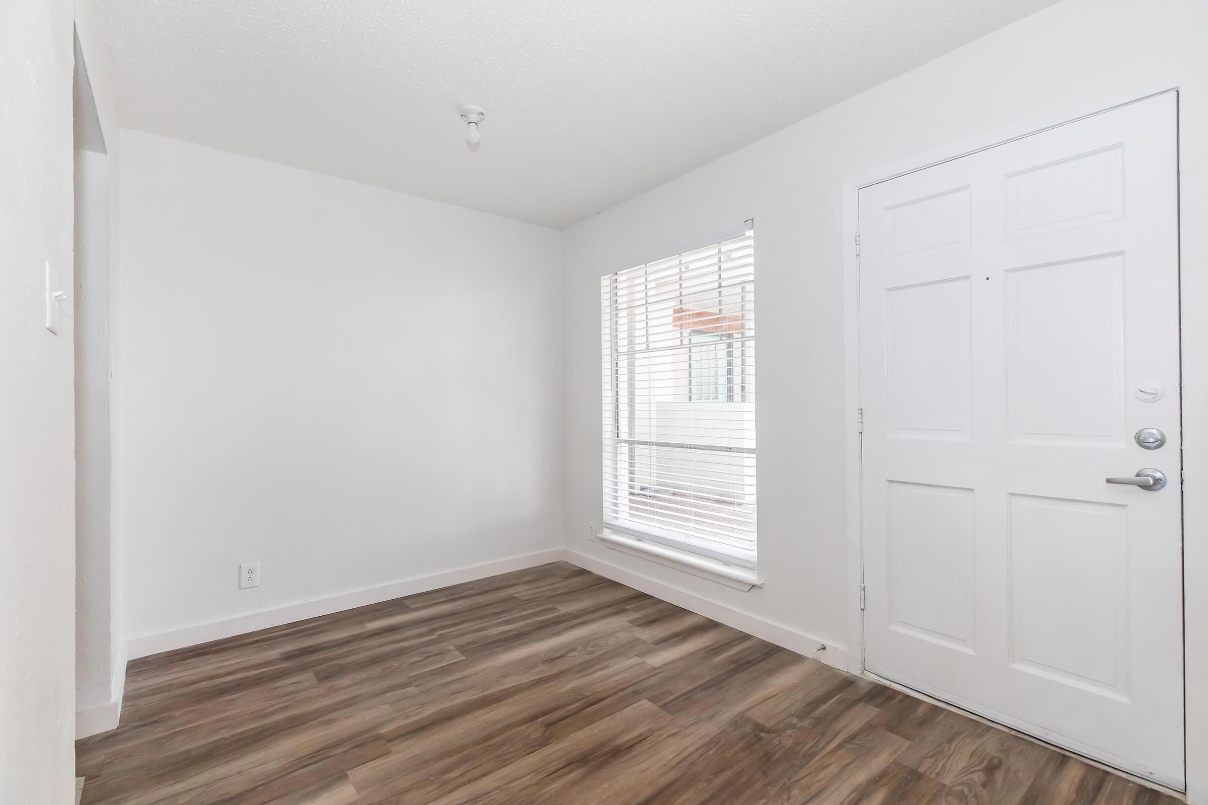 a room with a wooden floor