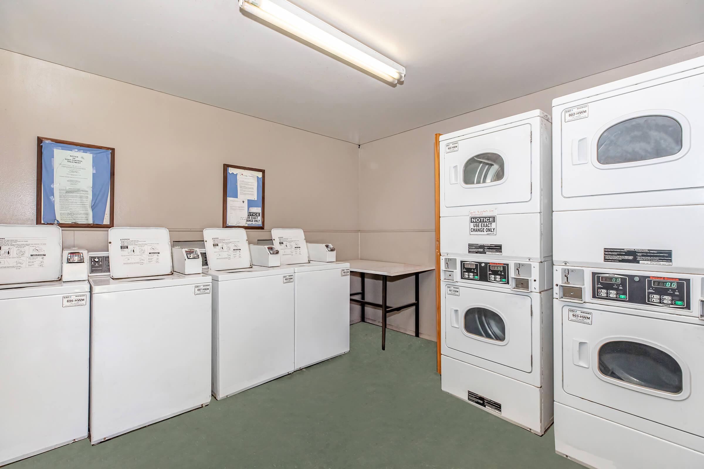 a refrigerator in a room