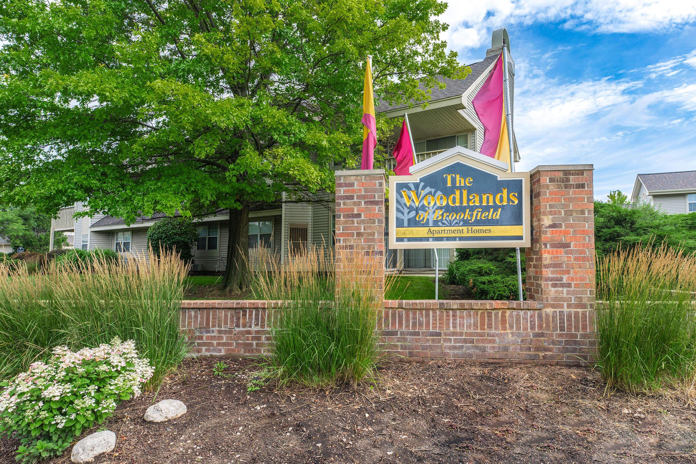 a close up of a flower garden in front of a house