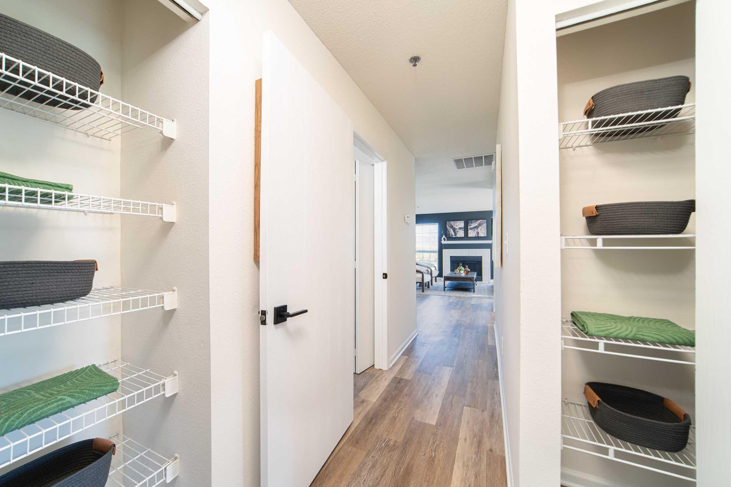 a kitchen with a sink and a refrigerator