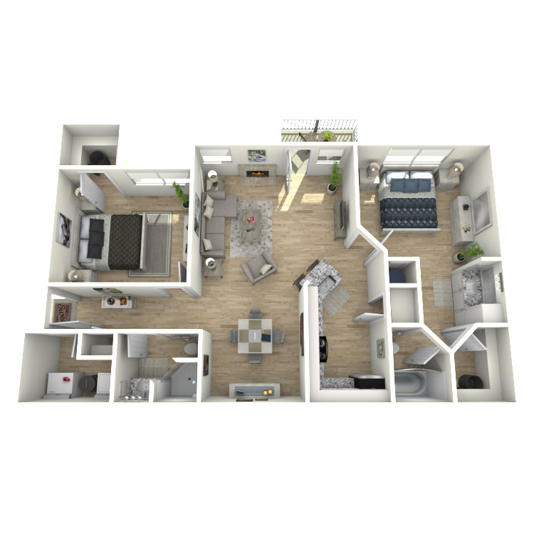 Floor plan image of B2