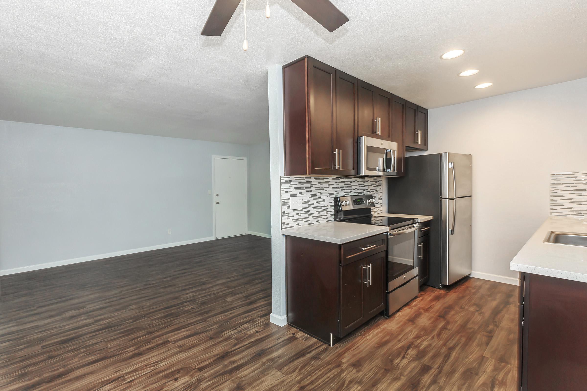 Kitchen at Creekside Apartments in San Jose, CA