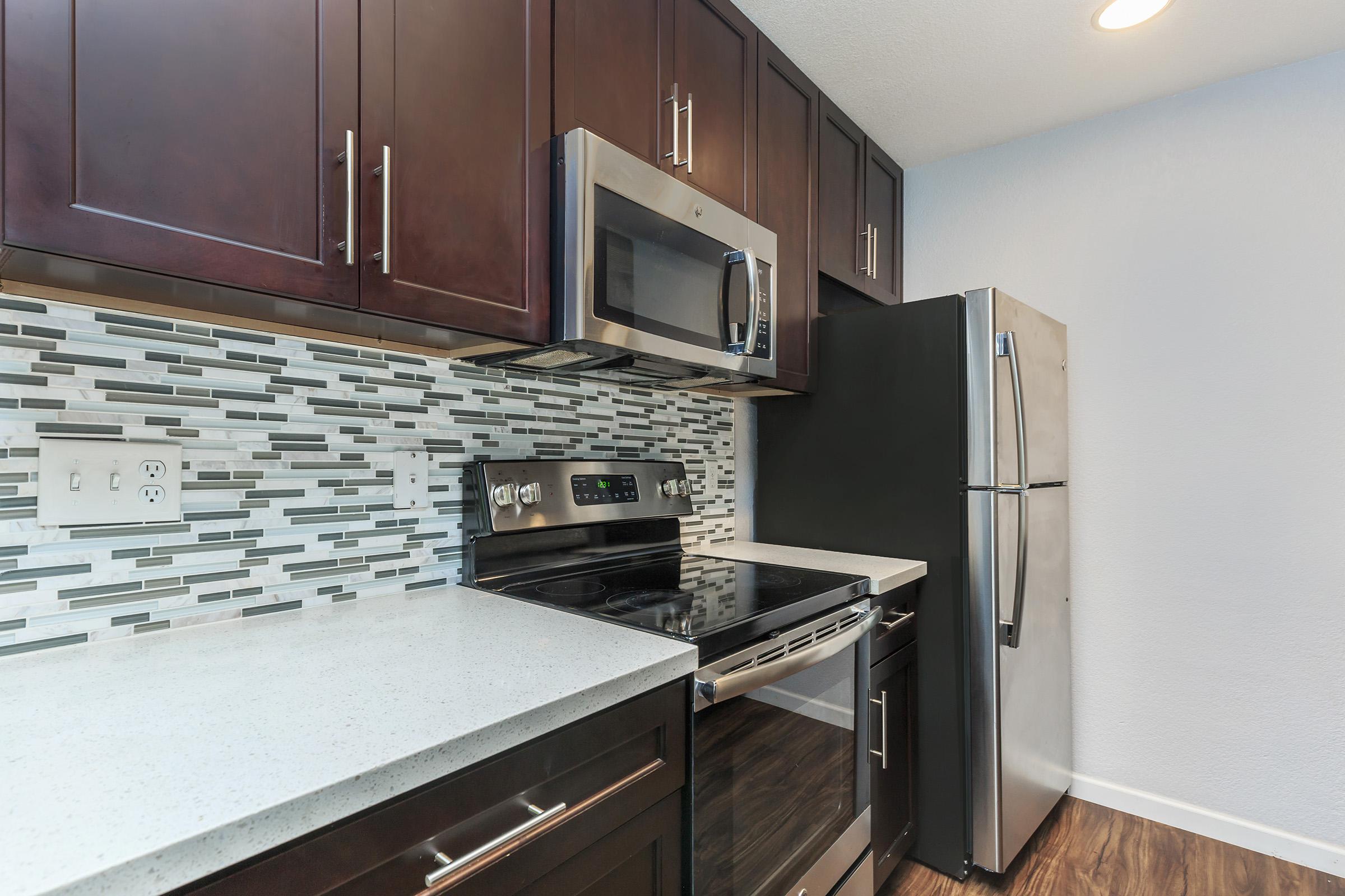 Kitchen at Creekside Apartments in San Jose, CA