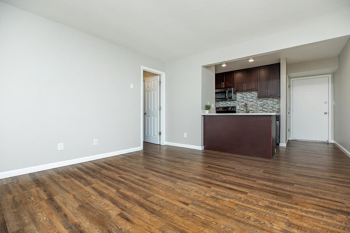 SPACIOUS LIVING ROOM AT CREEKSIDE APARTMENTS