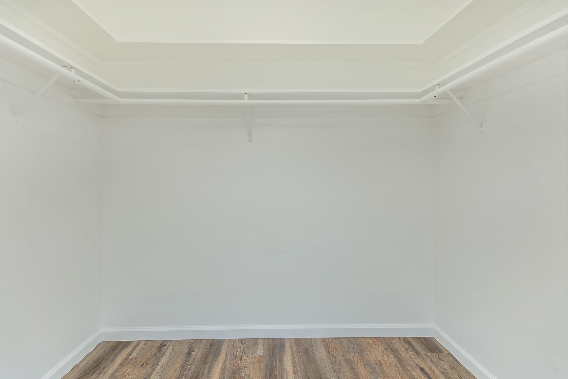 a close up of an empty room