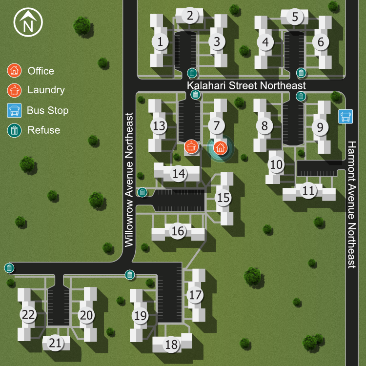 We make every effort to make our website accessible to anybody, especially those with disabilities. If you have question in terms of the relative location of an amenity or apartment home, please give us a call.
