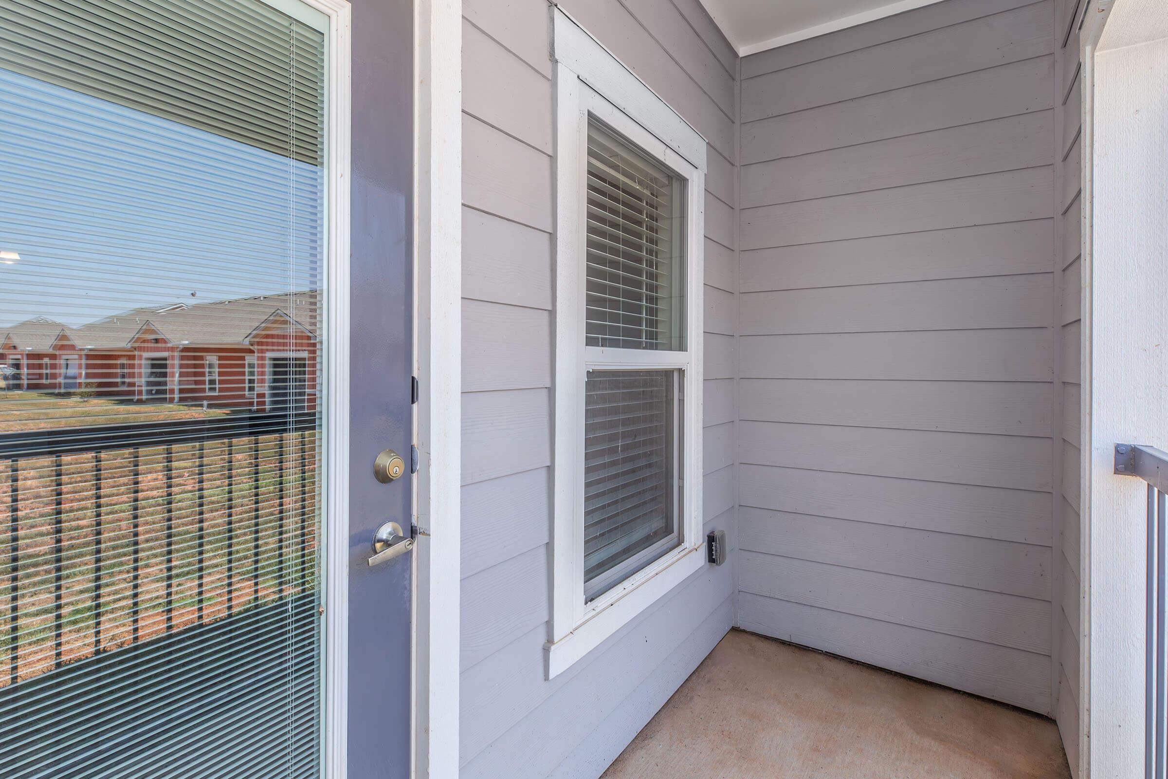 a door with a window