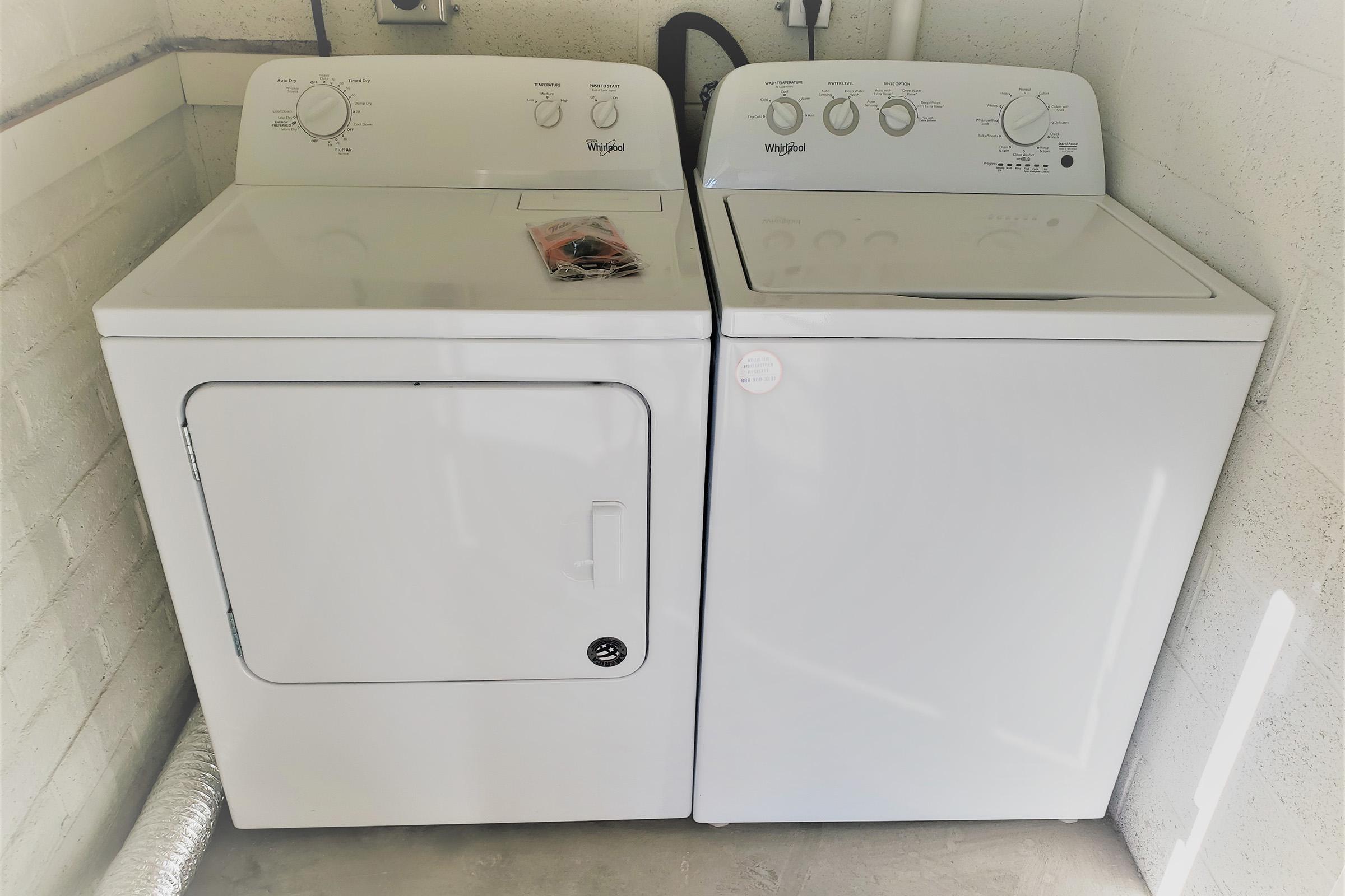 FULL SIZE WASHER AND DRYER 