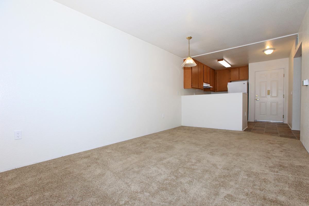 Living room with carpet