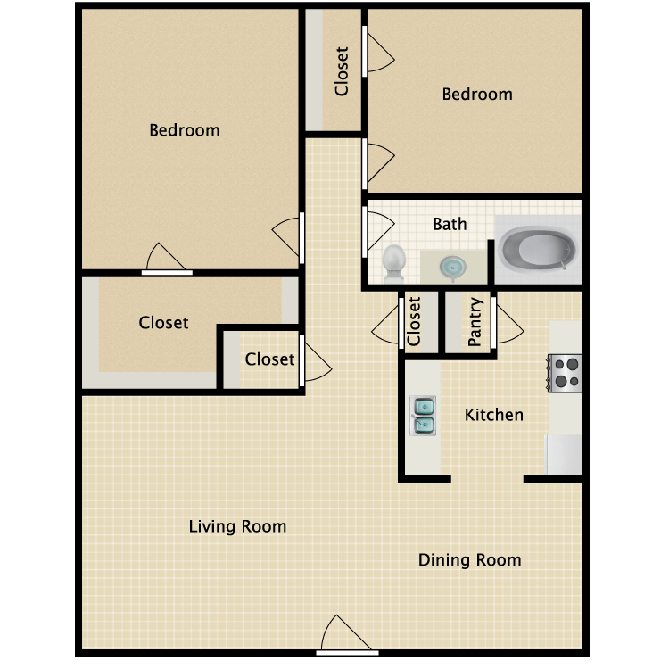 Floor plan image of Villas 2