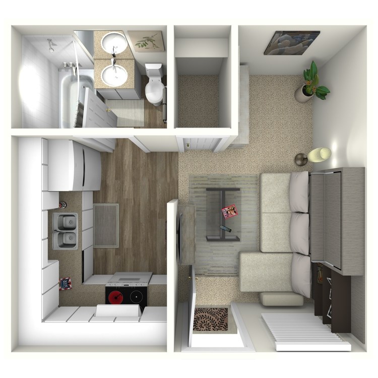 Floor plan image of Studio
