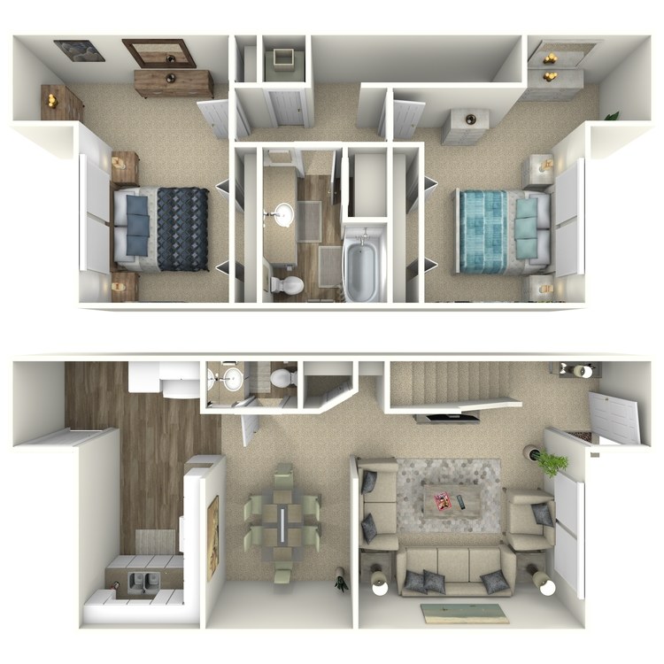 Floor plan image of Townhome