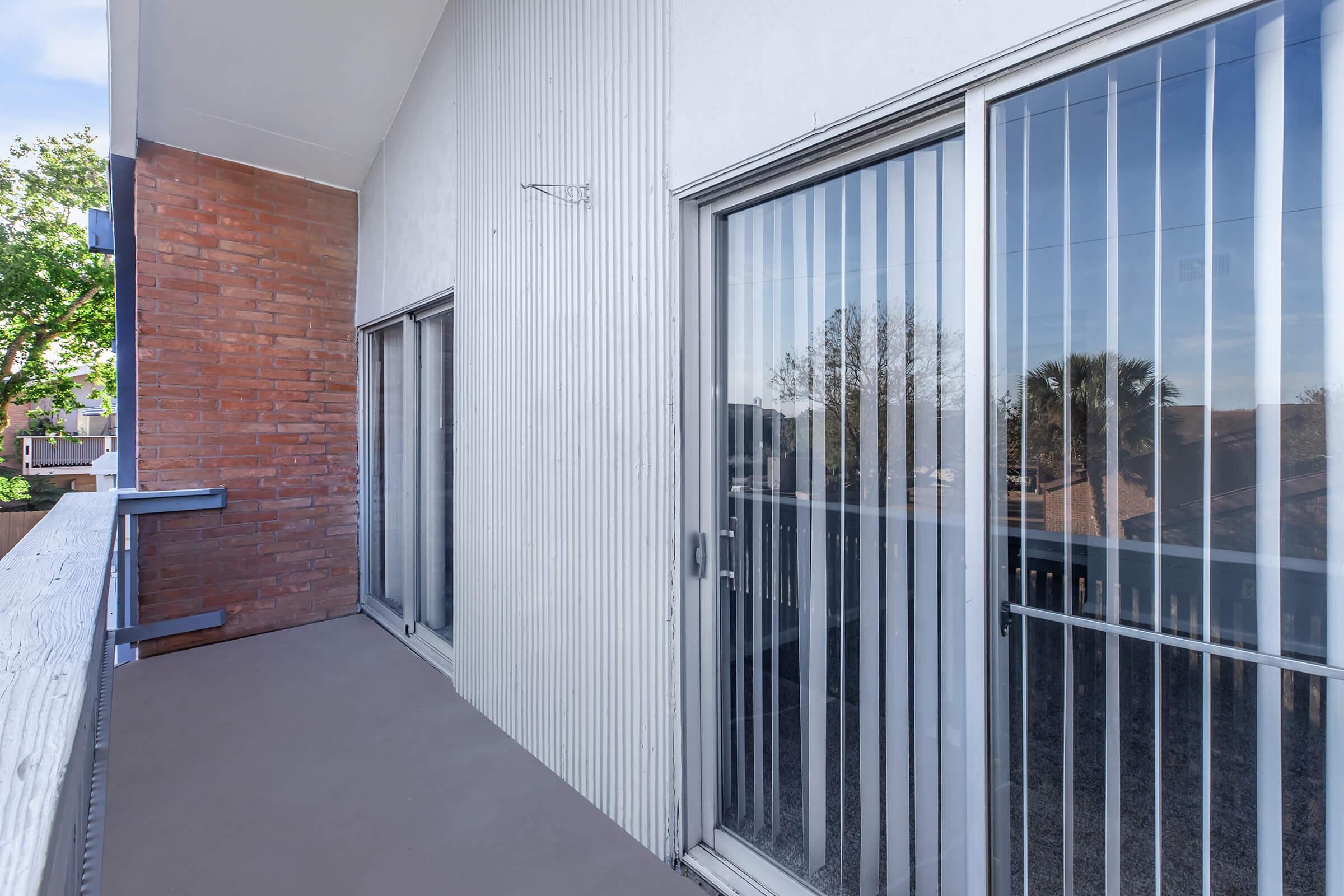 a gate in front of a door