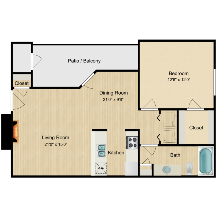 Floor plan image of Zodiac