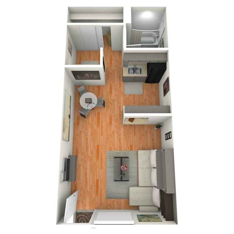 Floor plan image of Studio