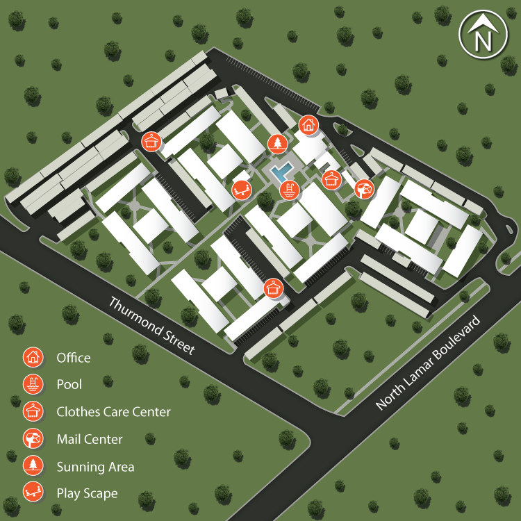 We make every effort to make our website accessible to anybody, especially those with disabilities. If you have question in terms of the relative location of an amenity or apartment home, please give us a call.