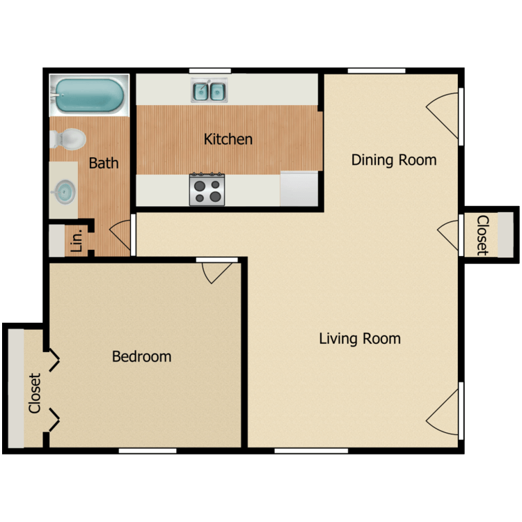 Floor plan image of A1