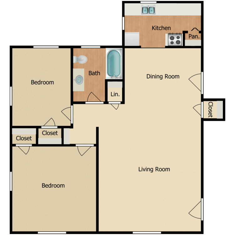Floor plan image of B2