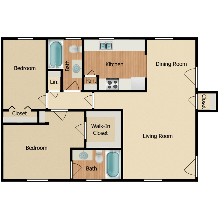 Floor plan image of C1