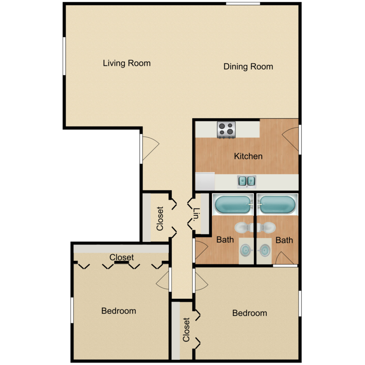 Floor plan image of C2