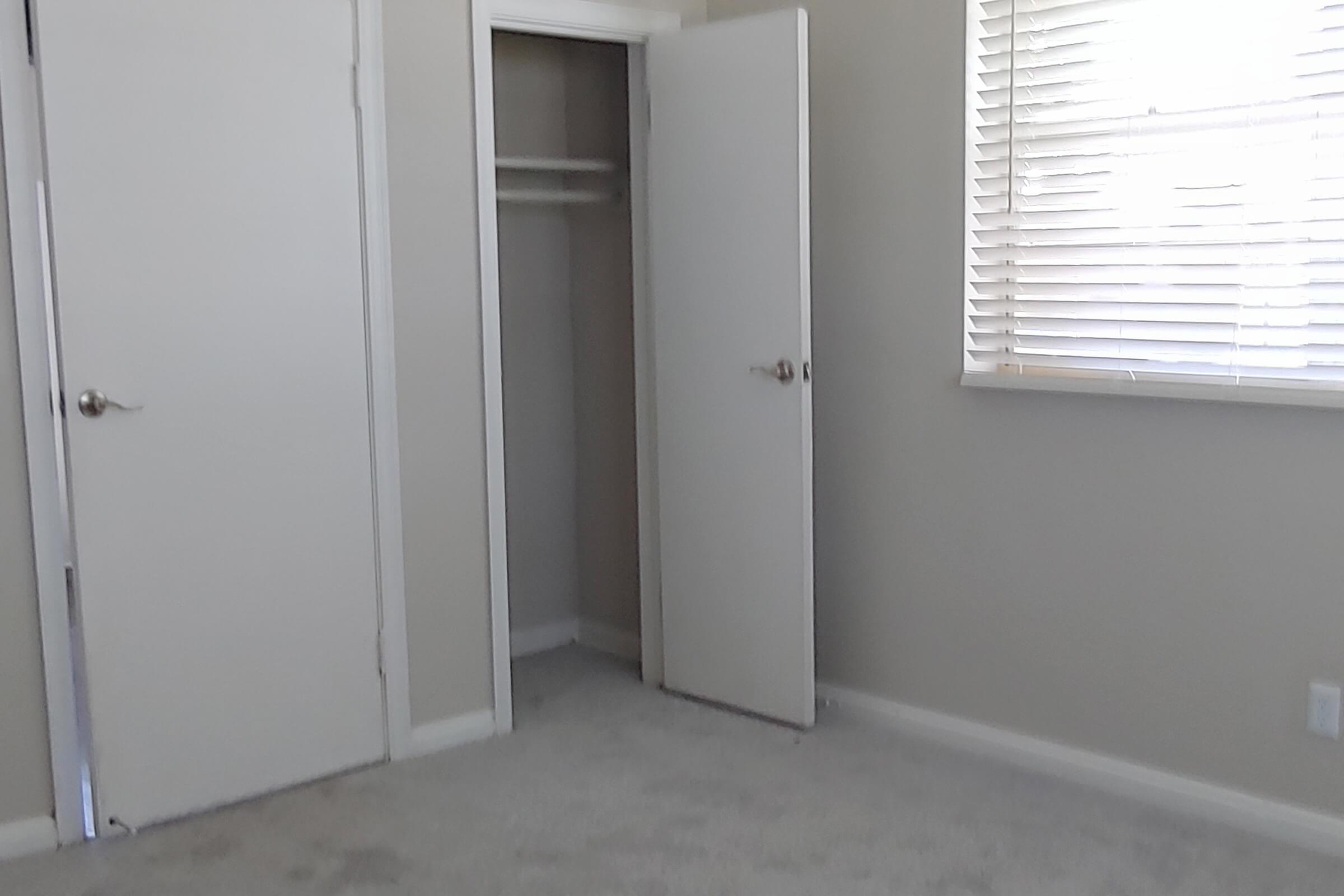 a close up of a door