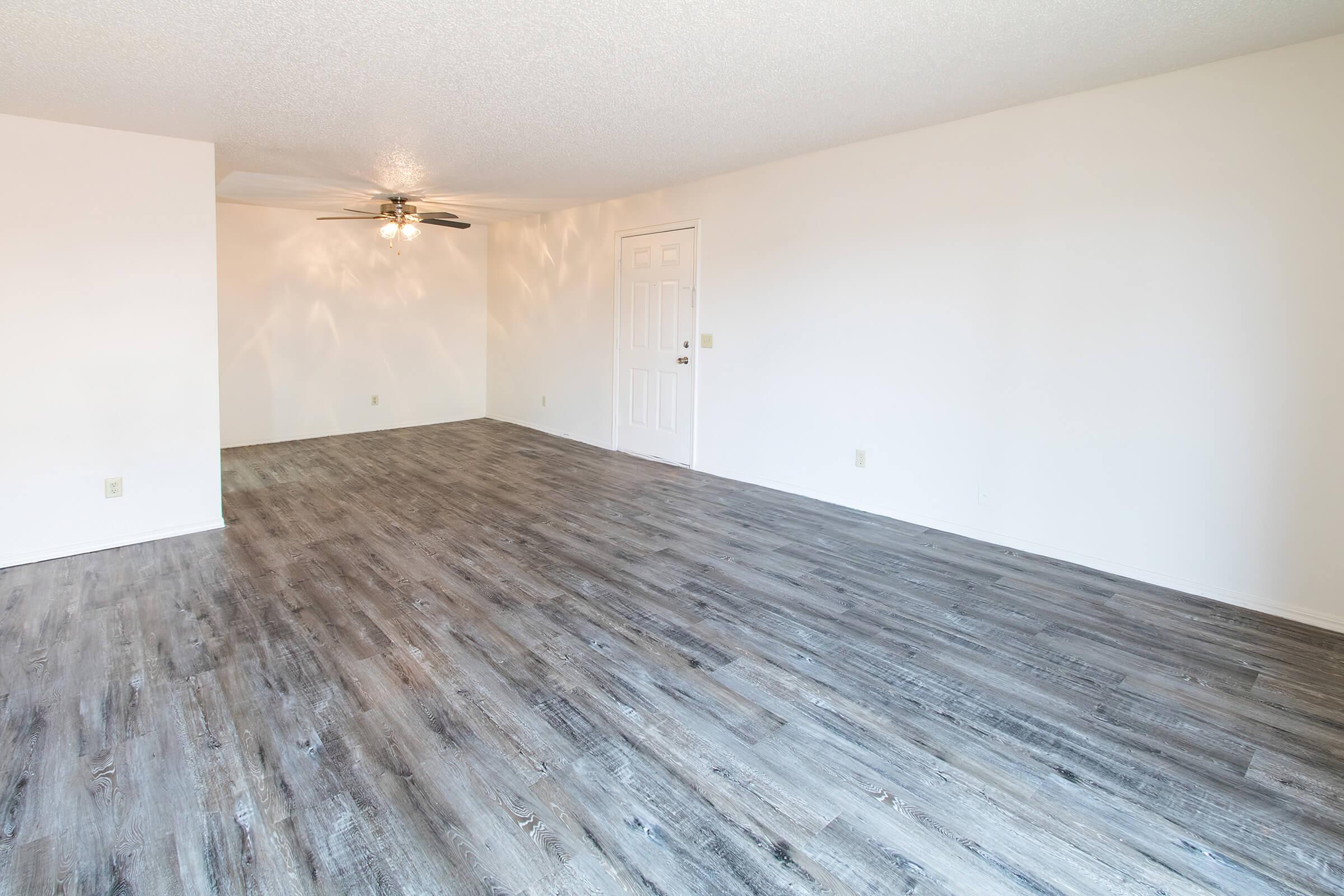 a room with a wooden floor