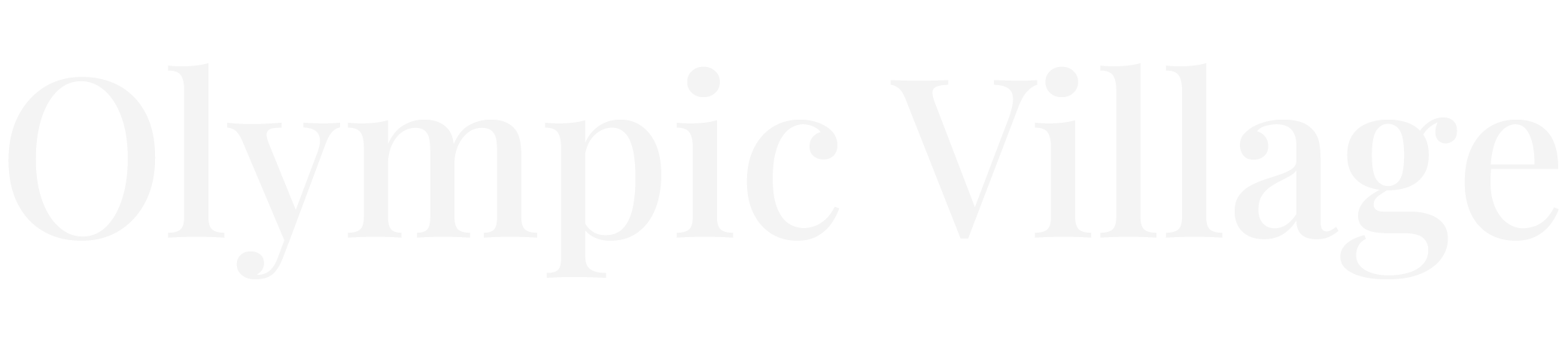 Olympic Village ebrochure logo