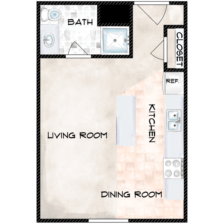 Efficiency floor plan image