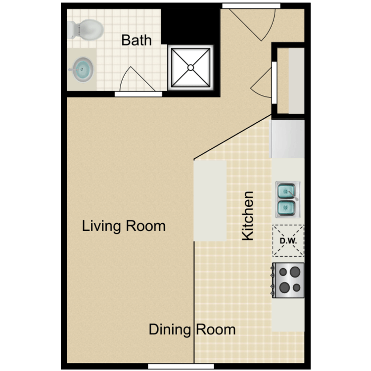 Efficiency floor plan image