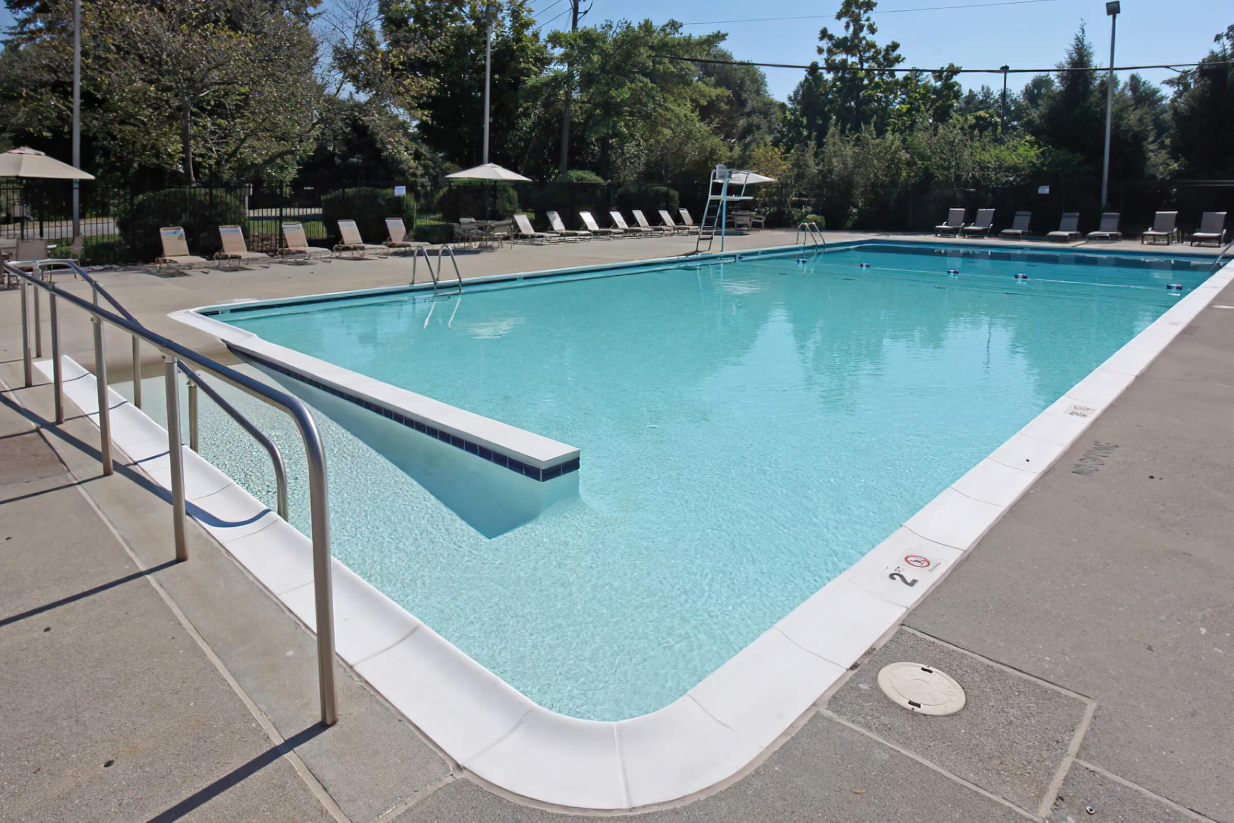 an empty pool