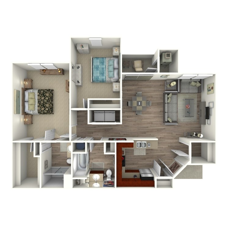 Floor plan image of The Hampton