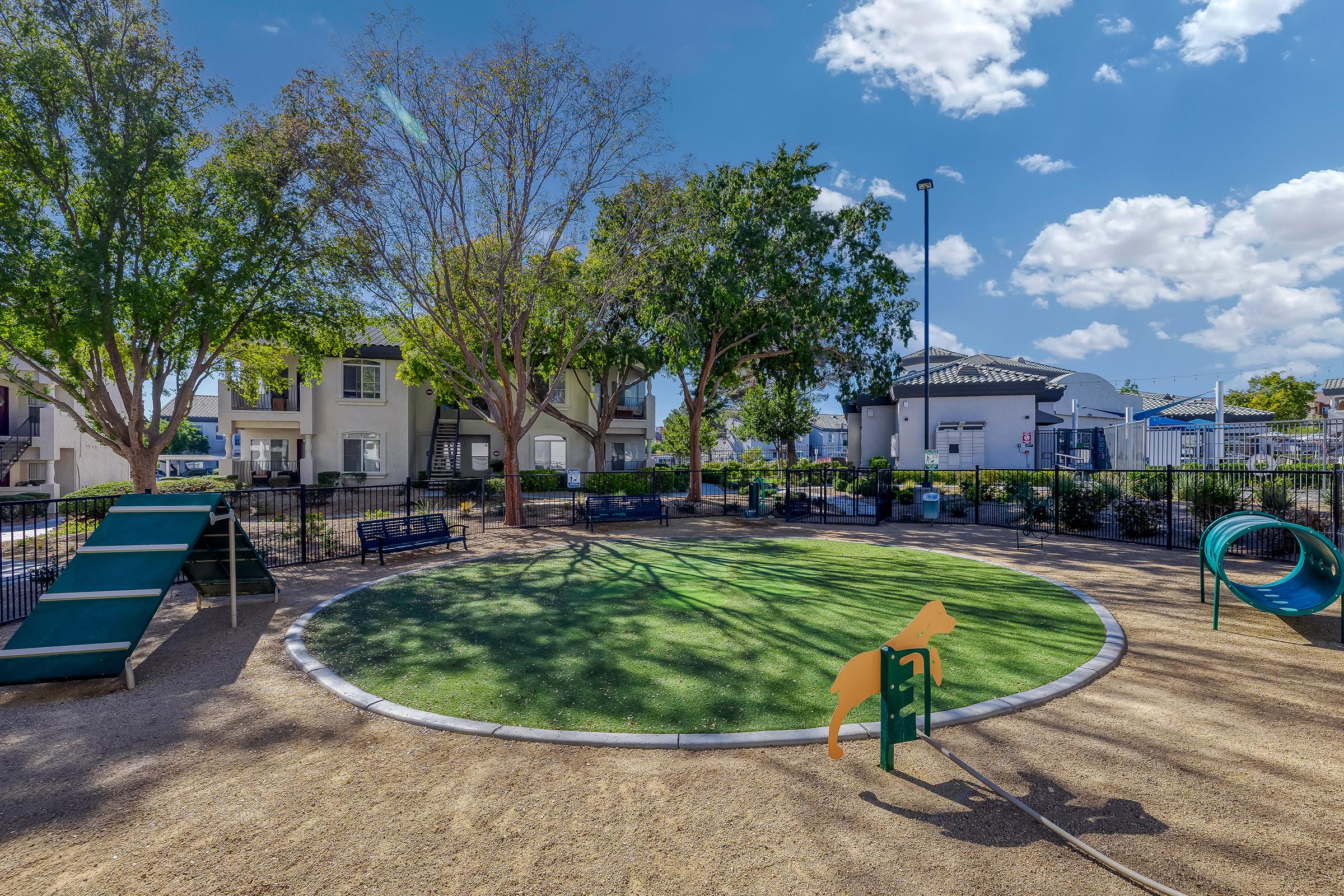 Dog park at REVERB at Spring Valley