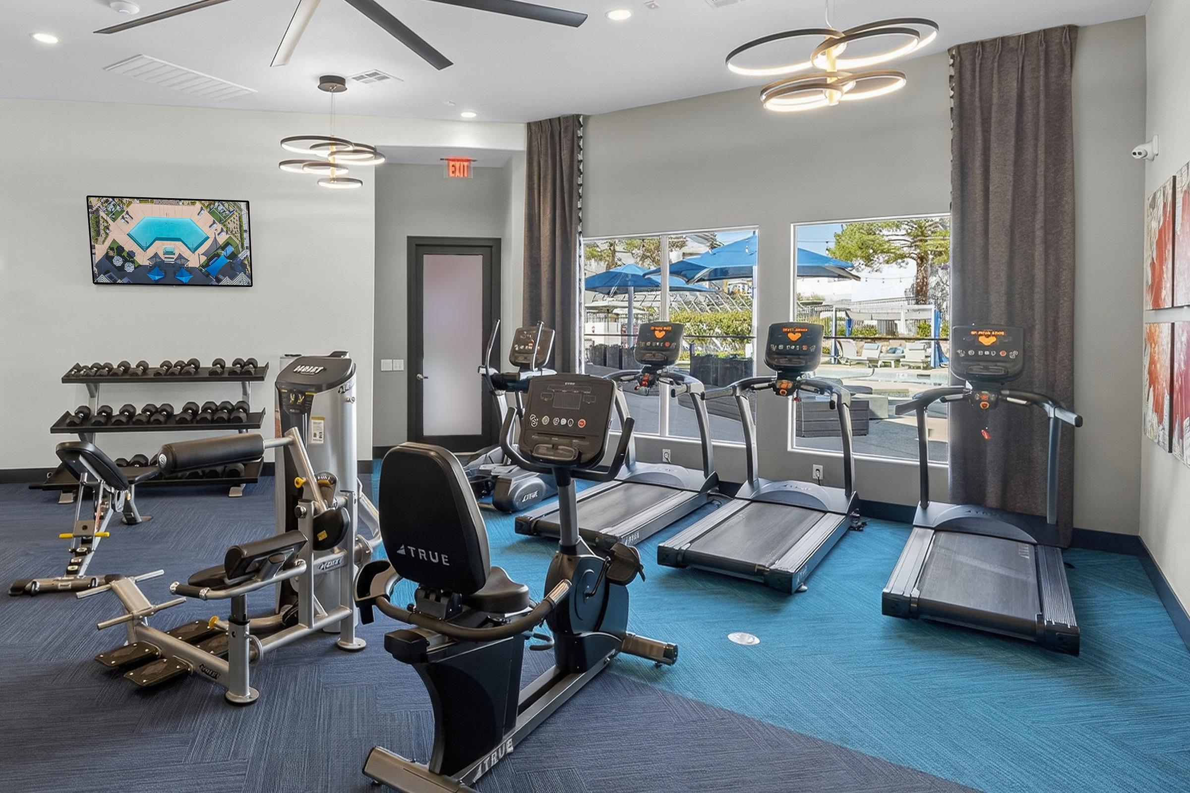 Gym at REVERB at Spring Valley (1 of 2)