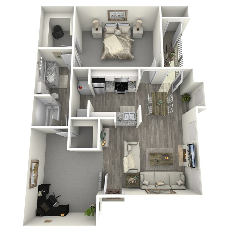 Floor plan image of B1 Renovated