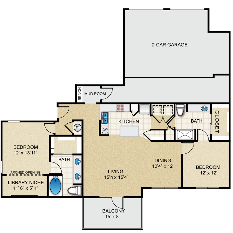 Floor plan image of B3 Allen