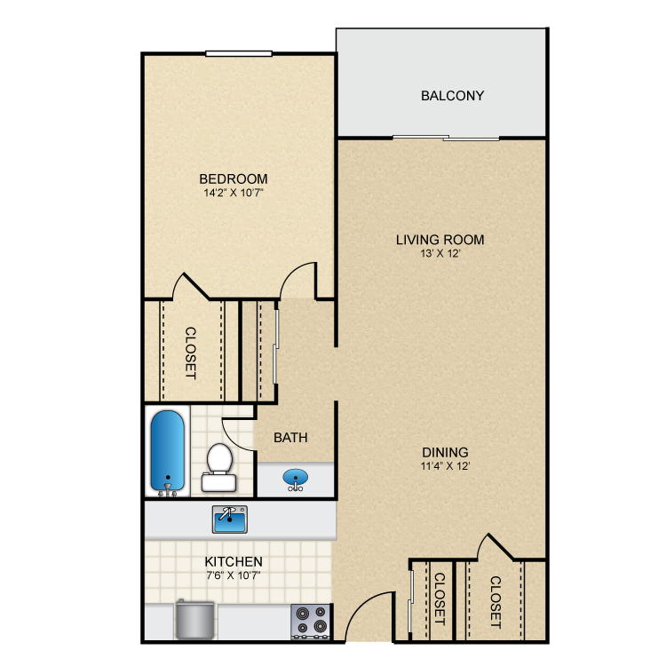 Floor plan image of Slate