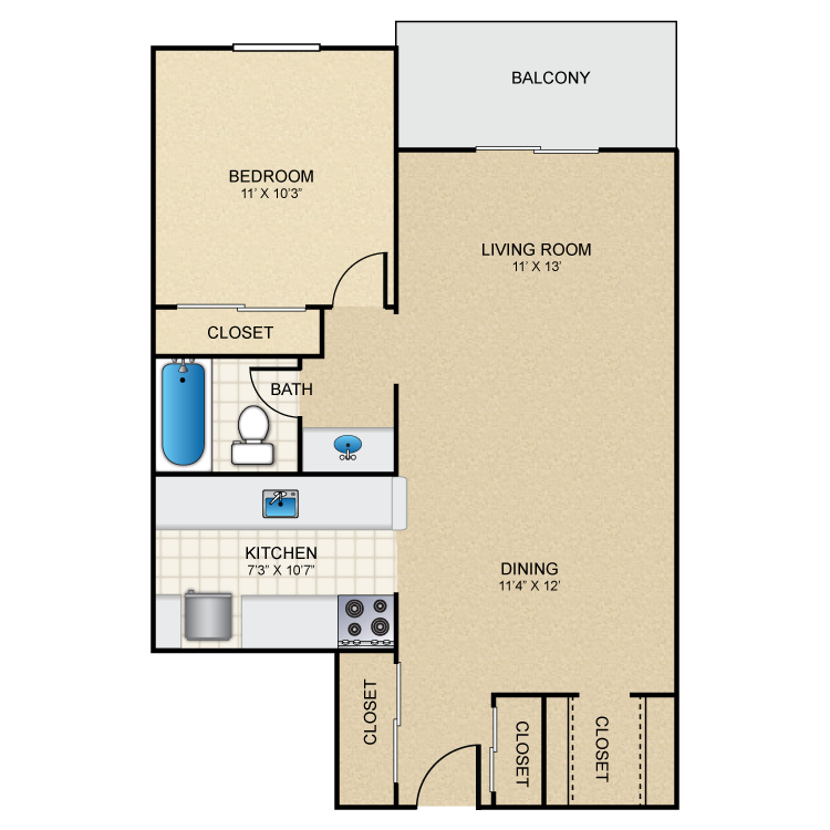 Floor plan image of Sierra