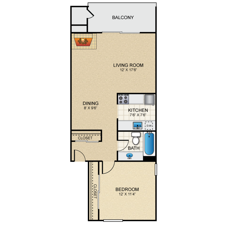 Floor plan image of Lotus