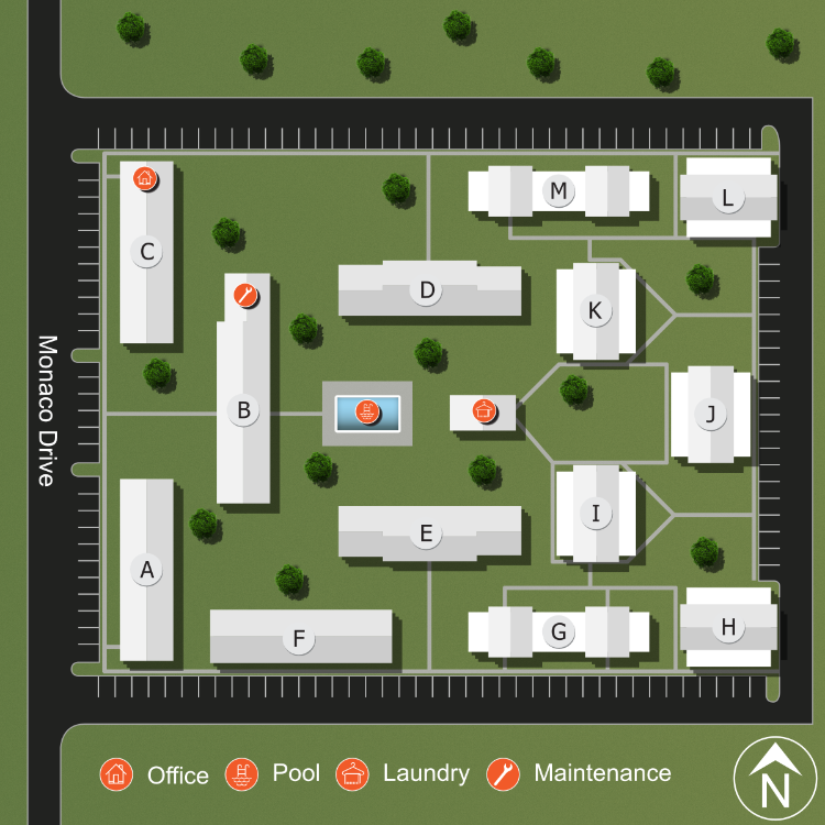 We make every effort to make our website accessible to anybody, especially those with disabilities. If you have question in terms of the relative location of an amenity or apartment home, please give us a call.