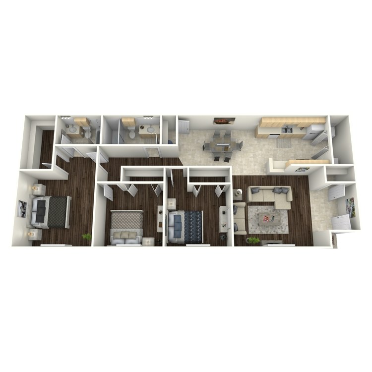 Floor plan image of 3 Bedroom
