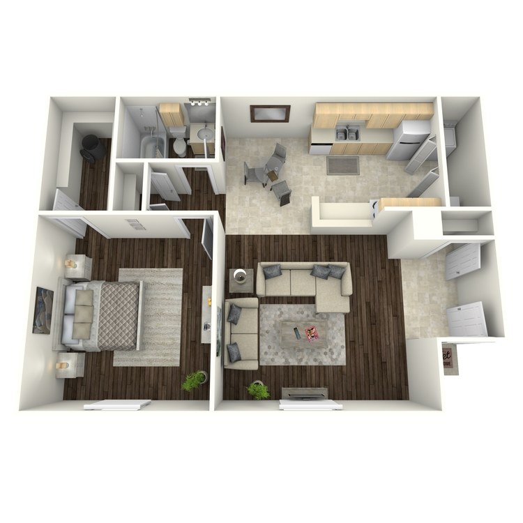 Floor plan image of 1 Bedroom