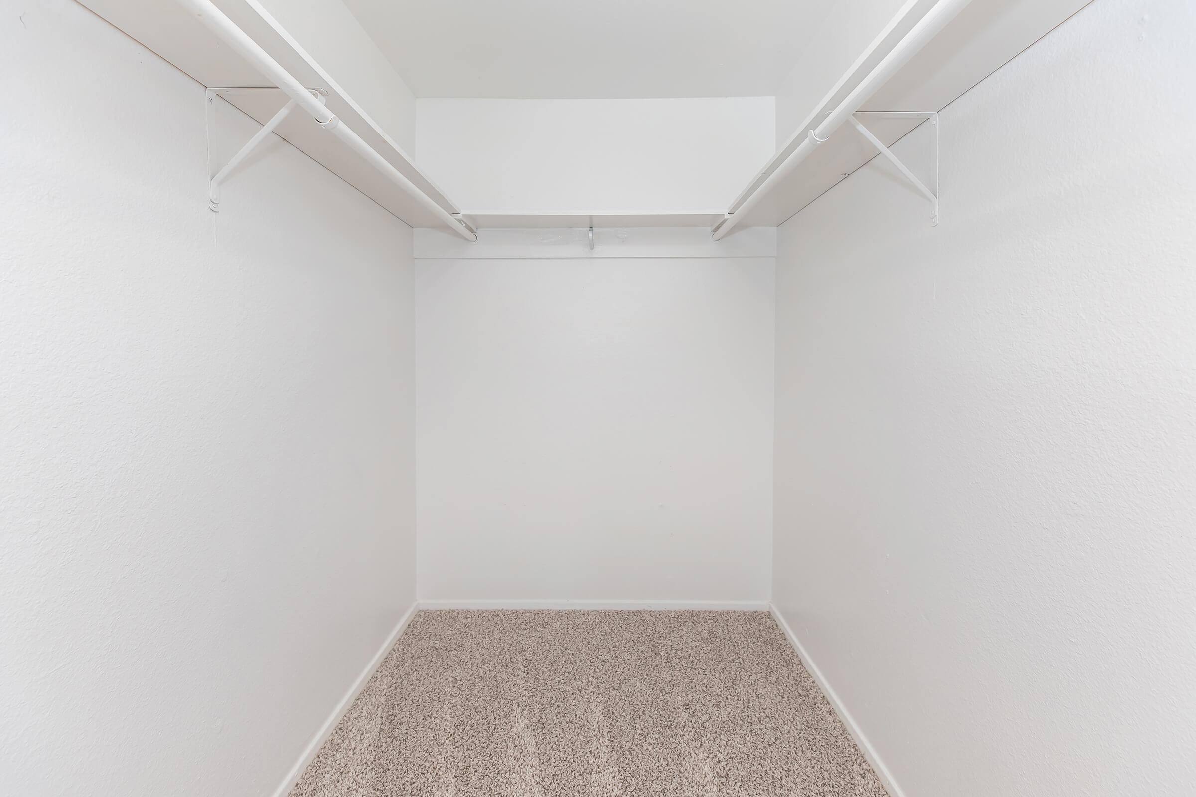 SPACIOUS WALK-IN CLOSET