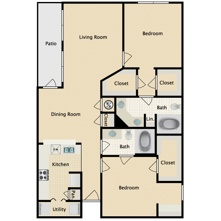 Floor plan image of Post Oak