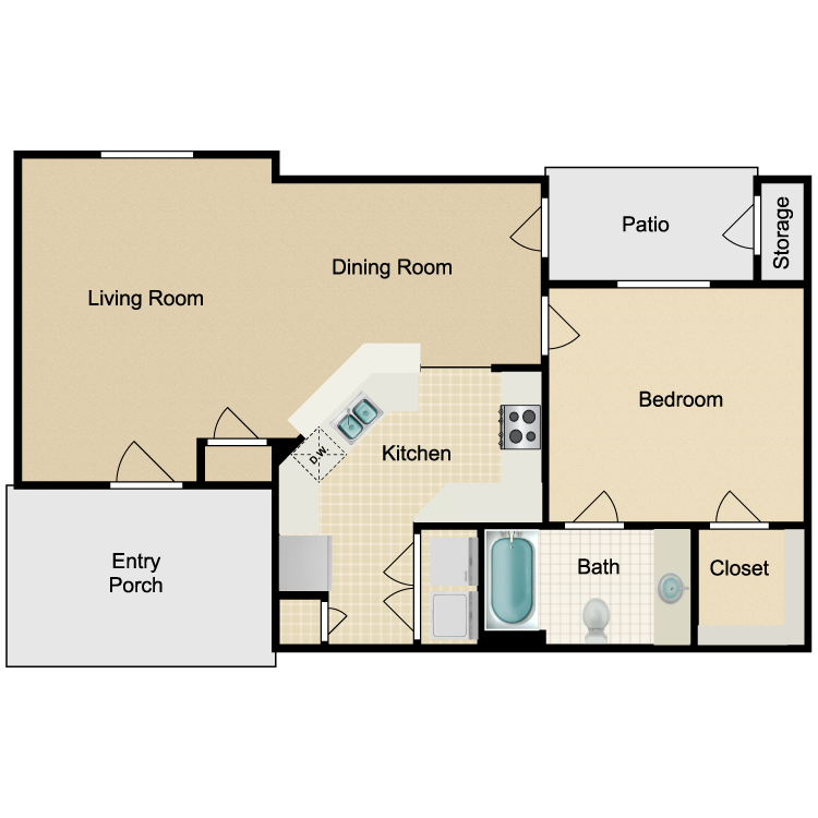 Floor plan image of A1