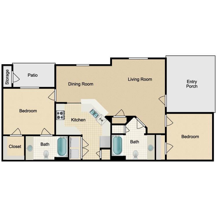 Floor plan image of B2