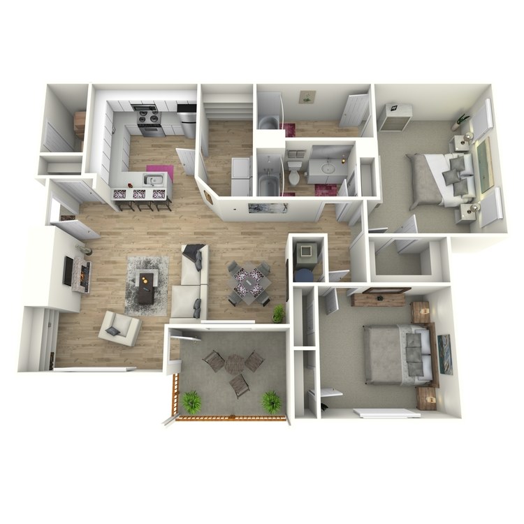 Floor plan image of The Howell